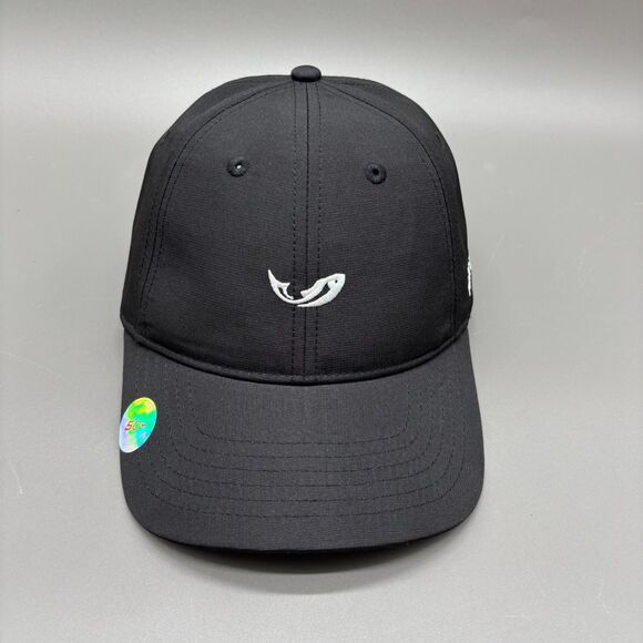 Lenny & Joe’s Fish Tale Hat Feeding Frenzy Apparel Black Baseball Cap UPF 50+ - Picture 1 of 7